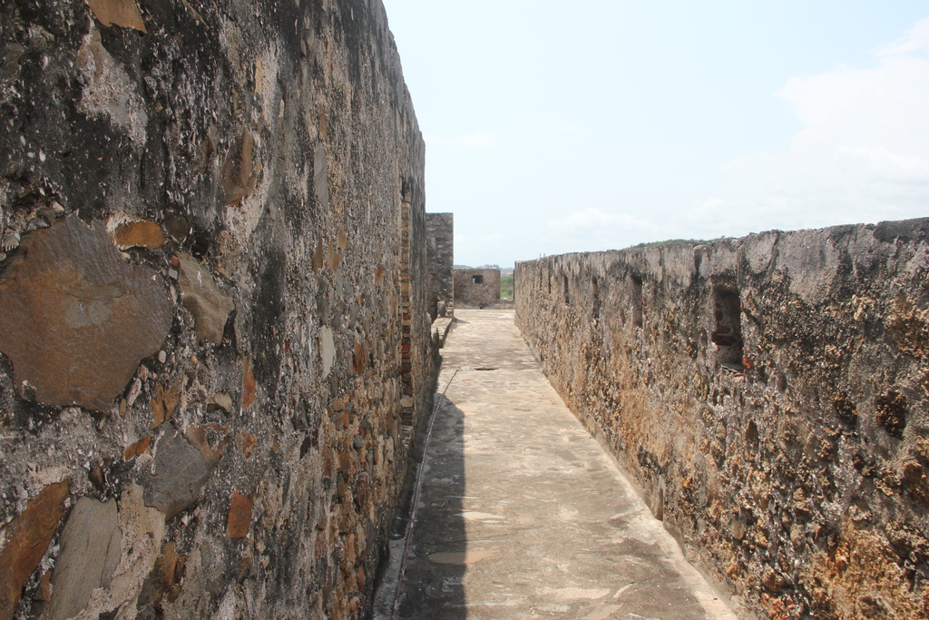 Architektur Fort Amsterdam, Fort Amsterdam Ghana, Festungsarchitektur Ghana, niederländische Festung Ghana, Bastionen Fort Amsterdam, Dungeons Fort Amsterdam